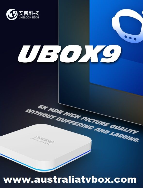Unblock Tech Australia Gen 10 Ubox 10 TV Box 安博盒子授权代理澳洲